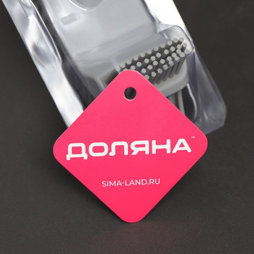 Ёршик для унитаза Доляна, силиконовый, 10558 см, серый фото 3