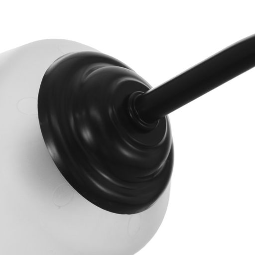 Люстра на потолок BayerLux «Онлайн», 3×15 Вт, Е27, черный/прозрачный