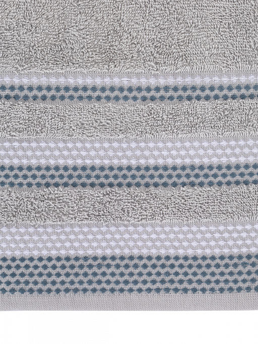 Полотенце махровое 70x140 темно-серый махровая ткань - Lucky фото 4