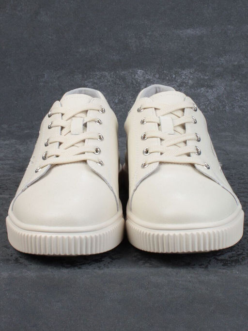 05-PDD165-2 BEIGE Кроссовки женские (натуральная кожа)