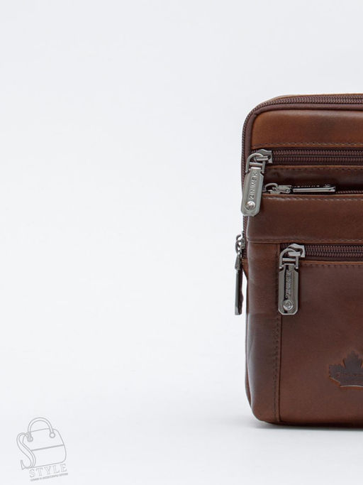 Сумка мужская кожаная 325012Z coffee Zinimsk