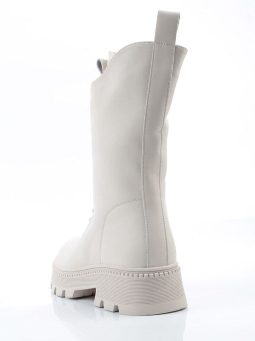 04-PAG294-2Z MILK Ботинки зимние женские (натуральная кожа, 100% шерсть)