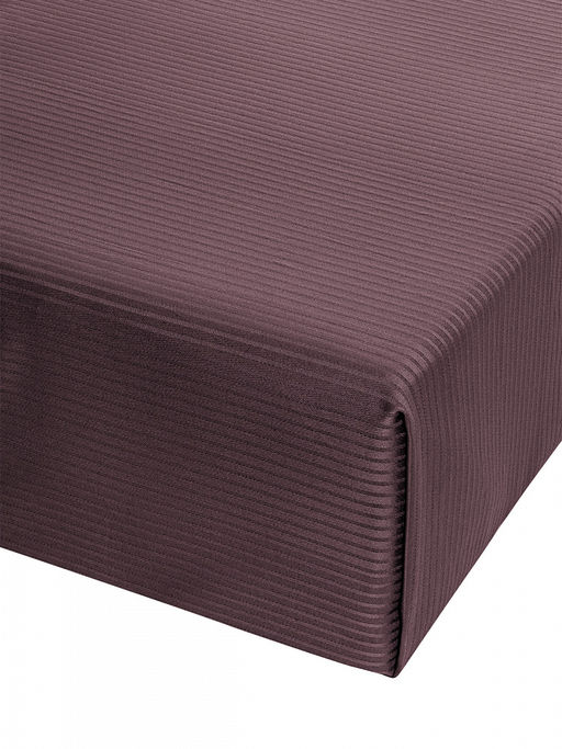 Простыня сатин-страйп 210x240 пурпурный сатин - Denastia фото 3