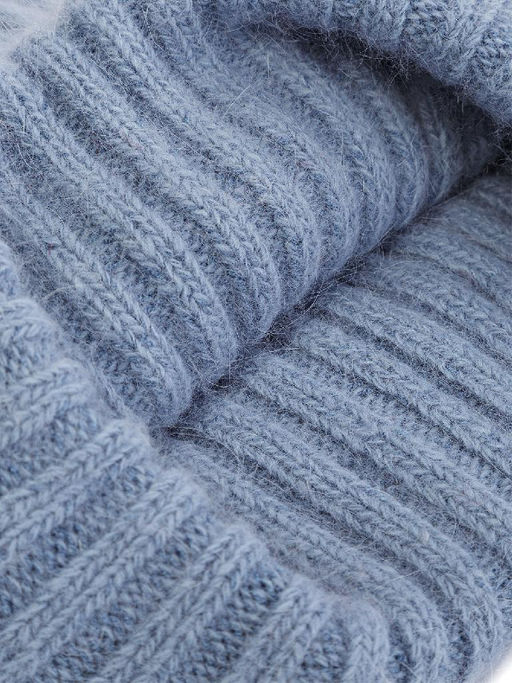 Шапка жен. анг+нейл LB-A53038 denim - Labbra фото 4