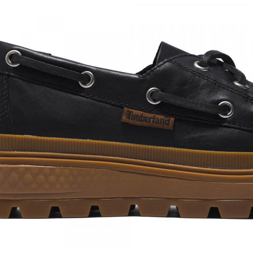 Женские мокасины Timberland Ray City Boat Shoe 2 Eye черные  фото 7