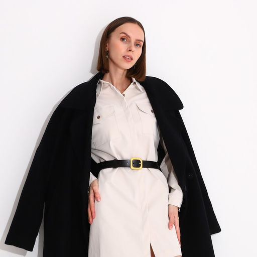 Ремень женский, ширина 3 см, винт, пряжка метал, цвет чёрный - Simaland фото 3