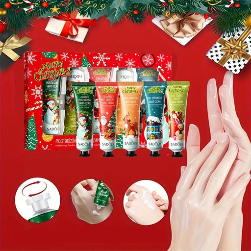 Новогодний набор увлажняющие кремы для рук, 5 х30гр - Cosmetics фото 2