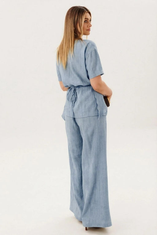 Костюм брючный 5405 голубой - Fantazia mod фото 2