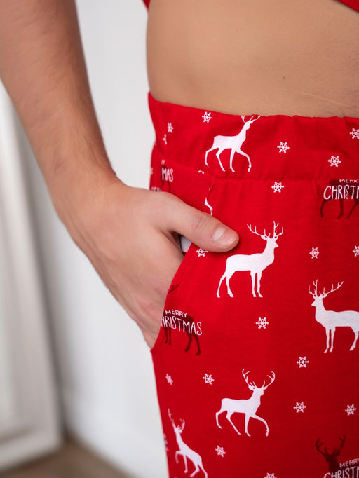 Комплект муж.арт.1252-1,красно-белый