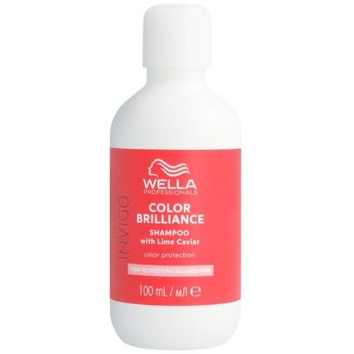 Шампунь Invigo Color Brilliance для окрашенных нормальных/тонких волос, 100 мл Wella Professionals