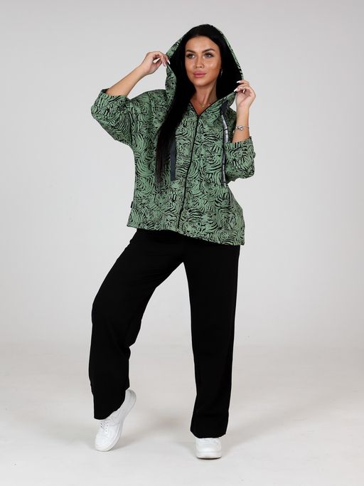 СК-1030ф ЖЕНСКИЙ СПОРТИВНЫЙ КОСТЮМ (Зеленый) - А-дина фото 4