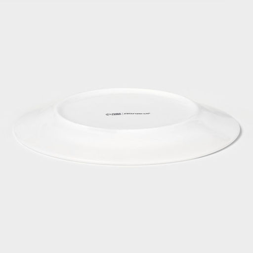 Тарелка новогодняя Доляна «Волшебная сказка», d=20,5 см, фарфор, цвет белый