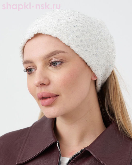 Лили альпака пайетки Косынка (56-58)