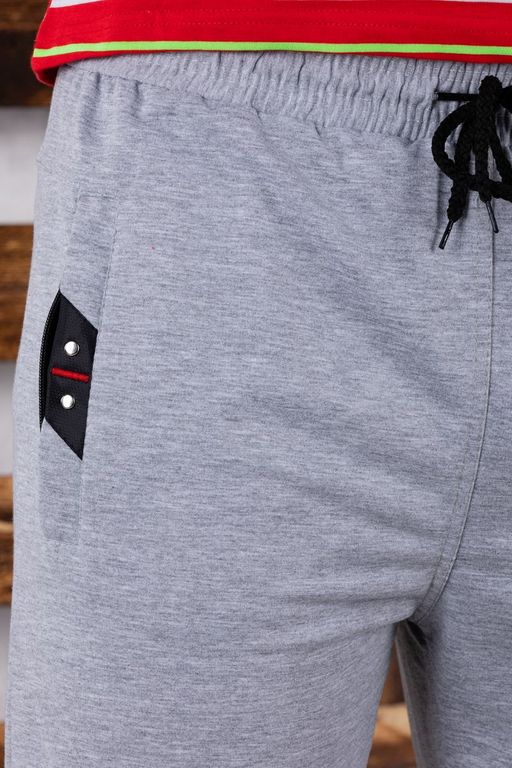 Брюки спортивные 
 3.MM109A-серый-светлый