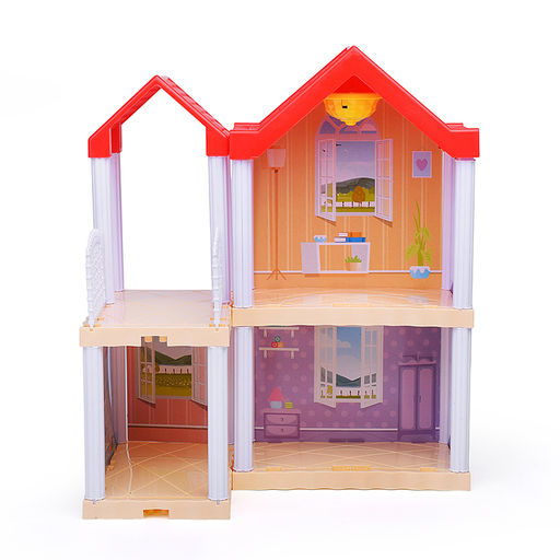 Дом для куклы "Котедж" с мебелью, в коробке