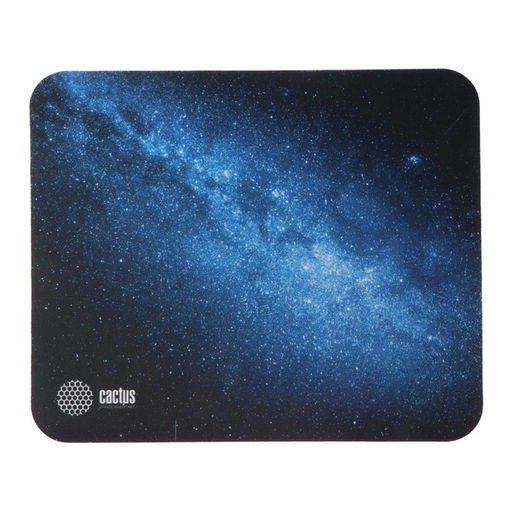 Коврик для мыши Cactus Milky Way, 300×250×2 мм, чёрный