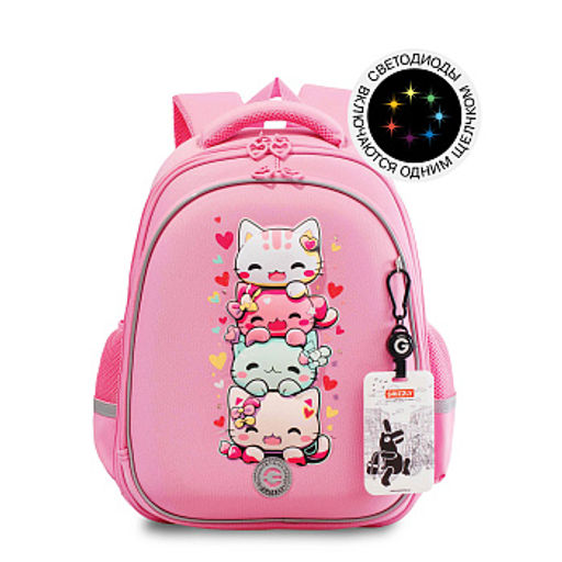 RAz-686-2 Рюкзак школьный с картхолдером на держателе - Grizzly фото 15