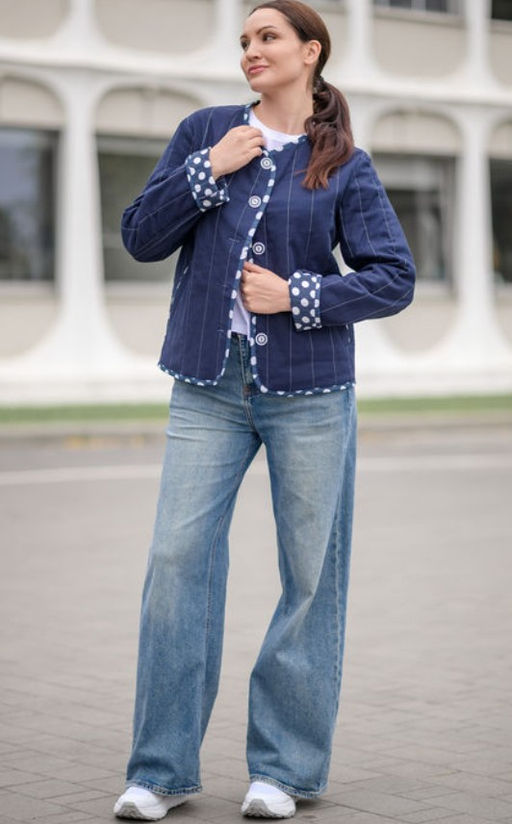 куртка 100% Лен + утеплитель 100% хлопок - Новый лен фото 14