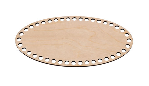 Заготовка для декорирования Mr. Carving БА-11 Панно с перфорацией Овал фанера 11 х 22 х 0.4 см  фото 3