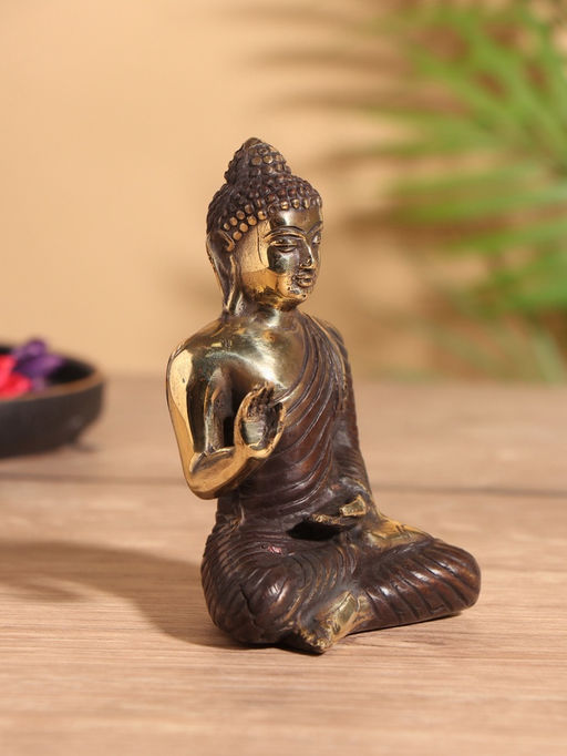 Сувенир «Будда», 7×5×10 см, бронза