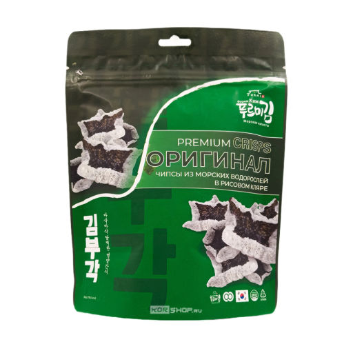 Хрустящие чипсы из морской капусты с оригинальным вкусом Furmi Kim, Корея, 30 г Акция