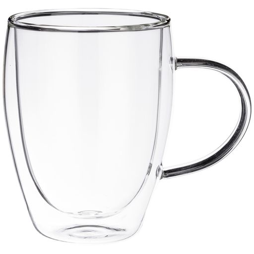 КРУЖКА С ДВОЙНЫМИ СТЕНКАМИ DOUBLE-WALL 320 МЛ. ДИАМЕТР=8 СМ. ВЫСОТА=11,5 СМ. - Agness фото 3