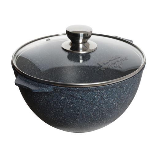 Казан для плова 8л АП "Premium" (blue).арт. 58903 /МЕЧТА/