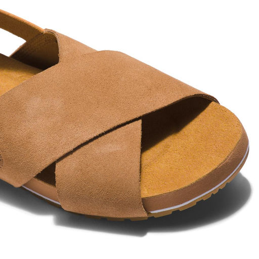 Сандалии Timberland Malibu Waves Sandal Cross Strap бежевые  фото 8