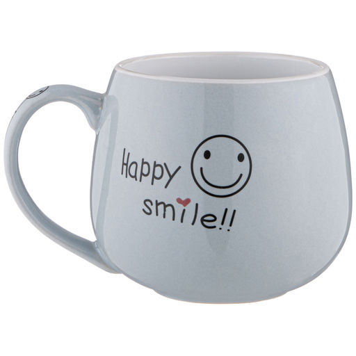 КРУЖКА КОЛЛЕКЦИЯ ВЕСЕЛЫЙ СМАЙЛИК 300 МЛ 9*8,2 СМ - Lefard фото 3