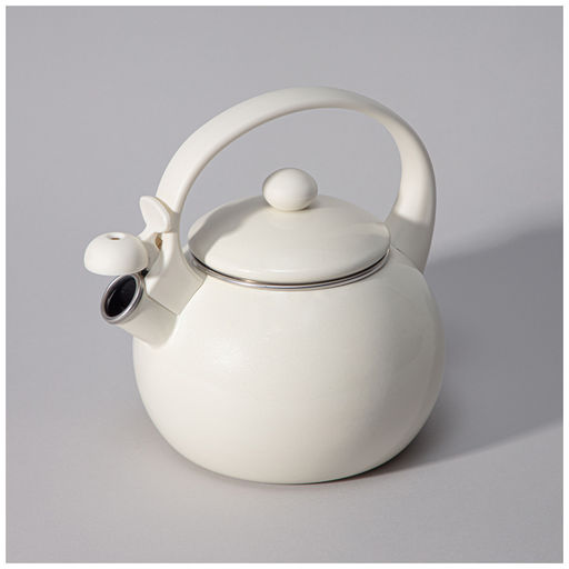 ЧАЙНИК AGNESS ЭМАЛИРОВАННЫЙ СО СВИСТКОМ СЕРИЯ CHARM, 2,2Л