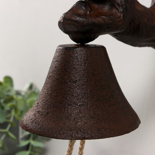 Колокол сувенирный чугун Белка 15х10х24,5 см - Simaland фото 3