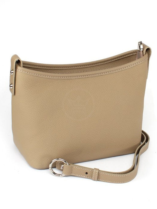 Сумка женская натуральная кожа GU 2066-6749, 1отд, плечевой ремень, бежевый SALE 259914