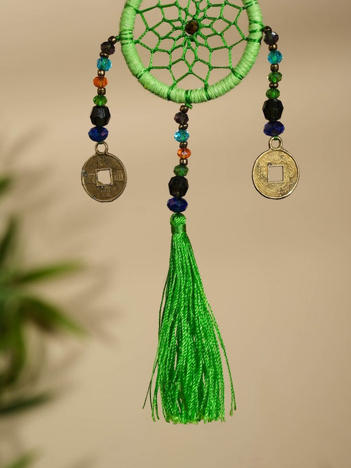 Брелок «Ловец снов», 4×15 см, светло-зелёный