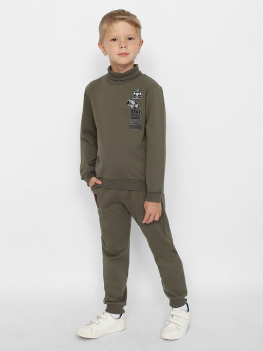 CRB wear/CWKB 63677-35-384 Водолазка для мальчика,хаки/Ex.Cherubino  фото 2