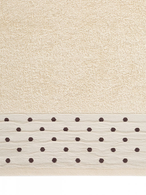 Полотенце для тела 70x140 молочный махровая ткань - Lucky фото 3