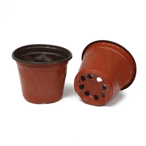 Цена за 20 шт. Горшок для рассады, 360 мл, d=10.5 см, h=8 см, мягкий пластик, терракот, Greengo  фото 9