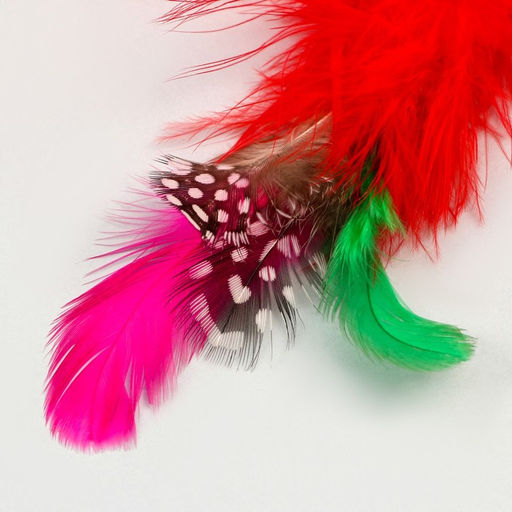 Игрушка Шарик с длинным хвостом, шар 4,2 см, красная - Пижон фото 4