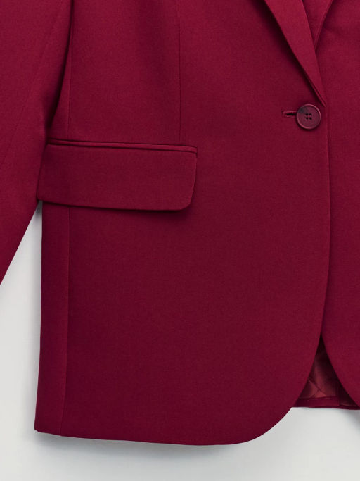 Однобортный жакет прямого кроя / Zarina