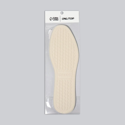 Цена за 3 шт. Стельки для обуви, универсальные, с массажным эффектом, р-р RU 44 (р-р Пр-ля 45), 28 см, пара, белые - Onlitop фото 7
