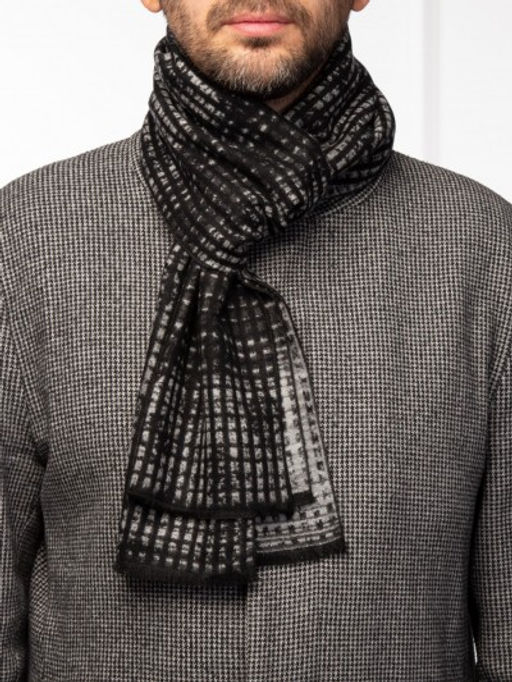 Шарф муж. шелк+виск 30х180 LJG34-589-19 - Labbra фото 7