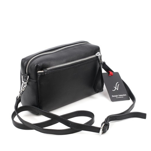 Женская кожаная сумка Sergio Valentini SV-8297 Блек