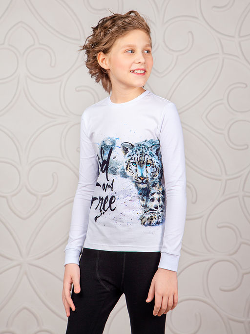 Пижама"Ягуар",черно-белый