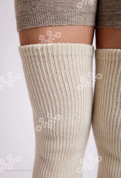 Гетры из 100% монгольской шерсти (арт. 01267) - Тод оймс ххк фото 3