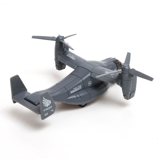 Вертолёт металлический Воздушные силы, инерционный, световые и звуковые эффекты, цвет серый - Автоград фото 3