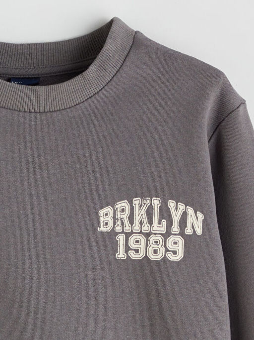 Bisiklet Yaka Erkek ?ocuk Sweatshirt