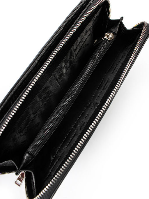 LACCOMA клатч 162-49-черный натуральная кожа