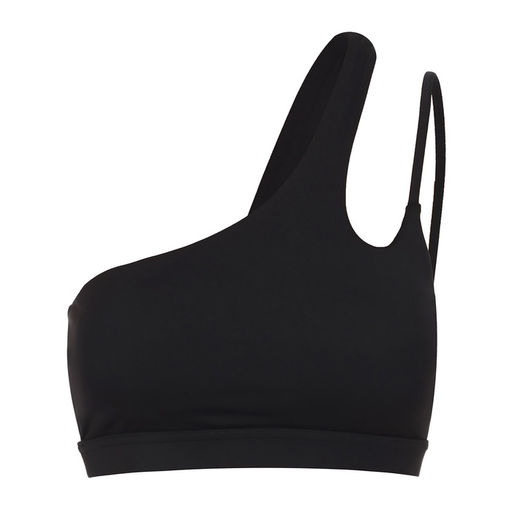 Топ спортивный женский ONLYTOP Asymmetry, размер 46 (L), чёрный