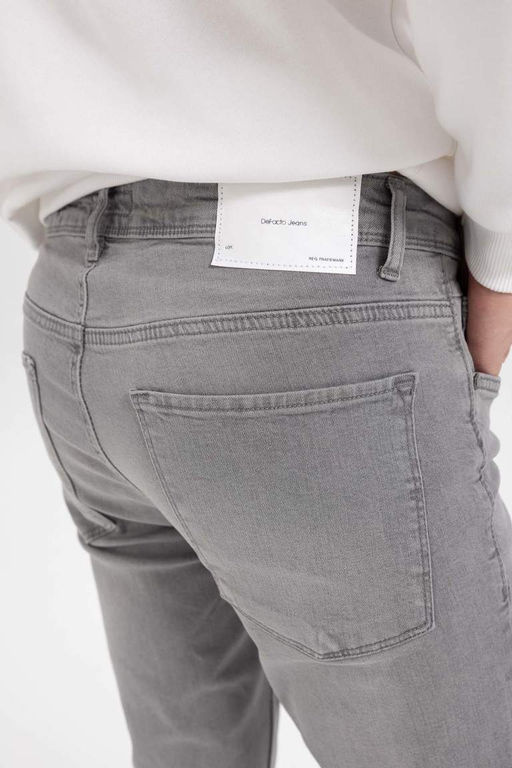 Pedro Slim Fit Джинсовые брюки узкого кроя с нормальной талией и узкими штанинами - Defacto фото 6