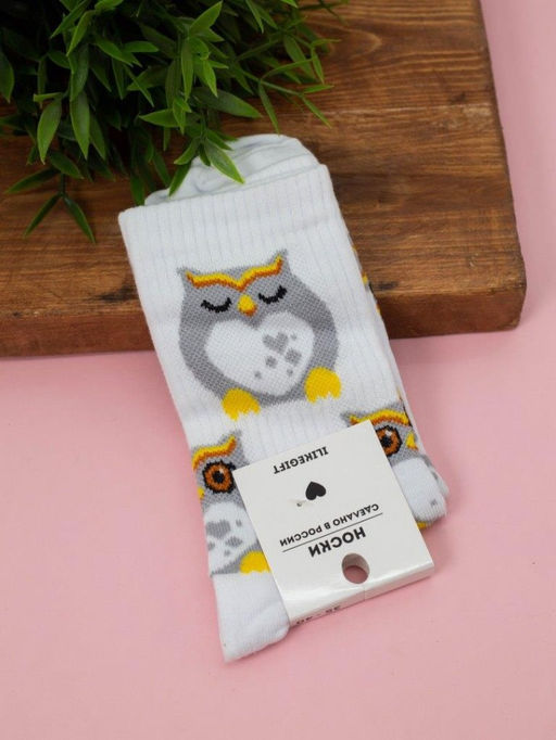 Носки женские "Funny owl", р. 35-40