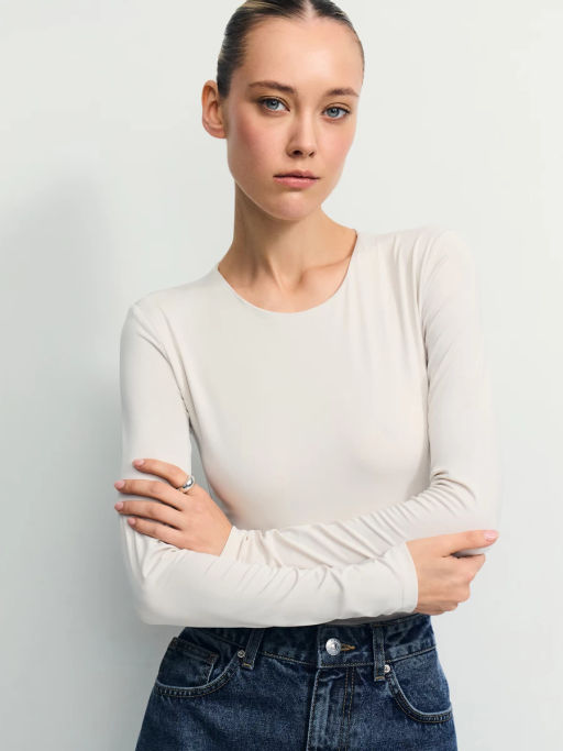 Базовое боди с длинным рукавом / Zarina